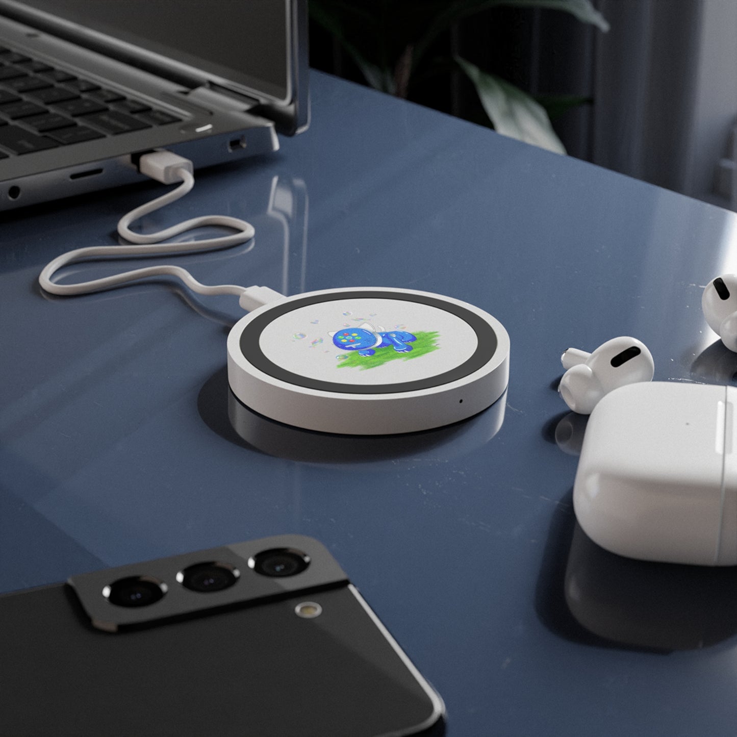 Blue iCat Quake Wireless Charging Pad