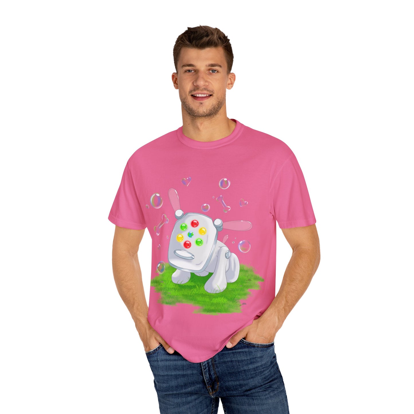 iDog White Bubbly T-Shirt