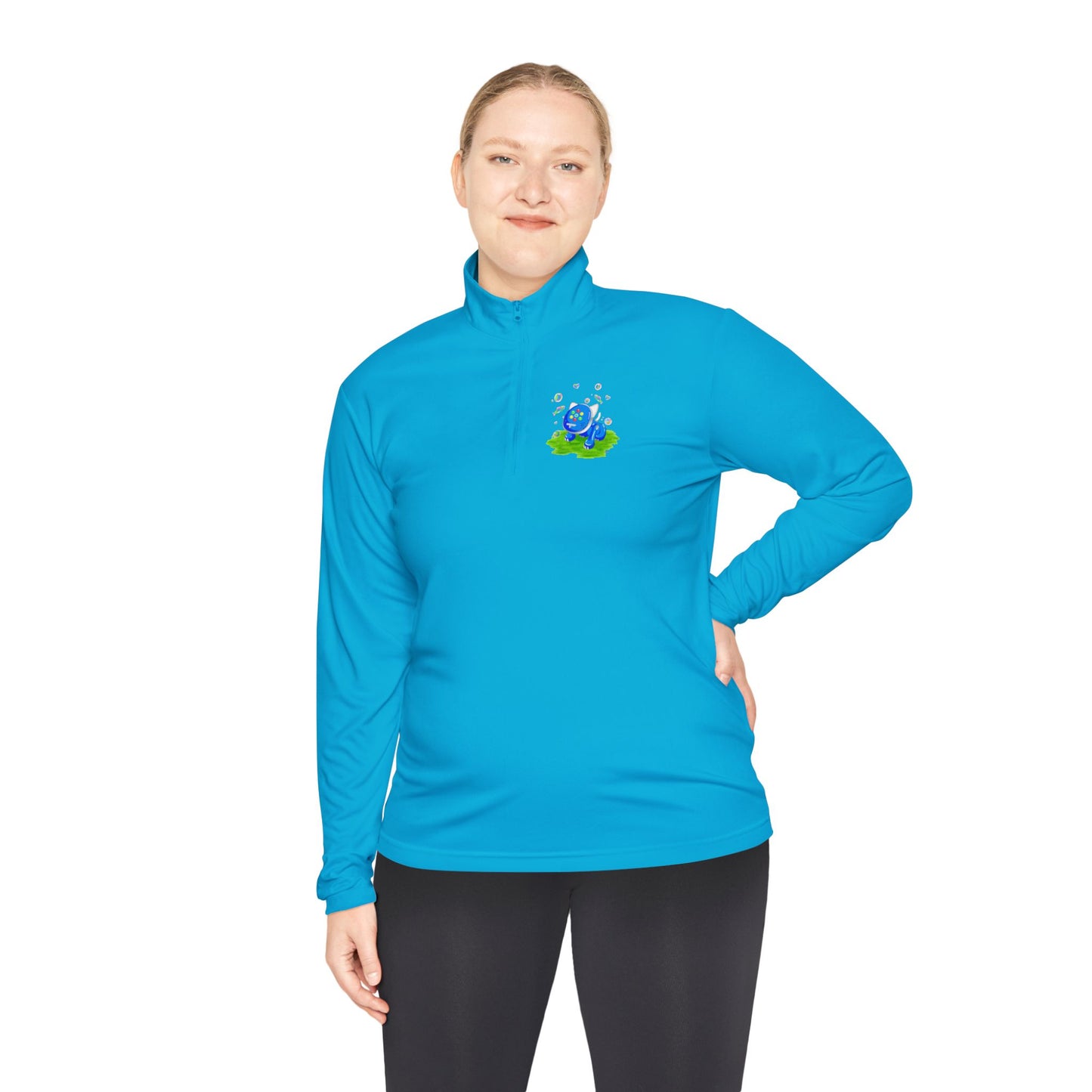 iCat Globe Quarter Zip Pullover