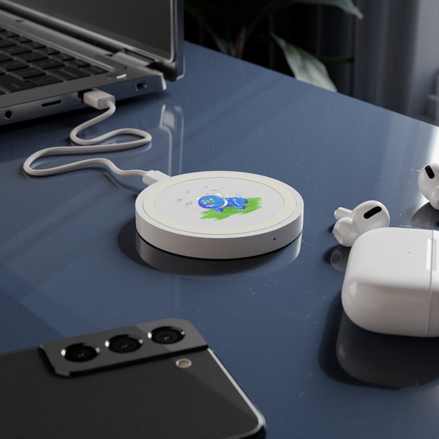 Blue iCat Quake Wireless Charging Pad