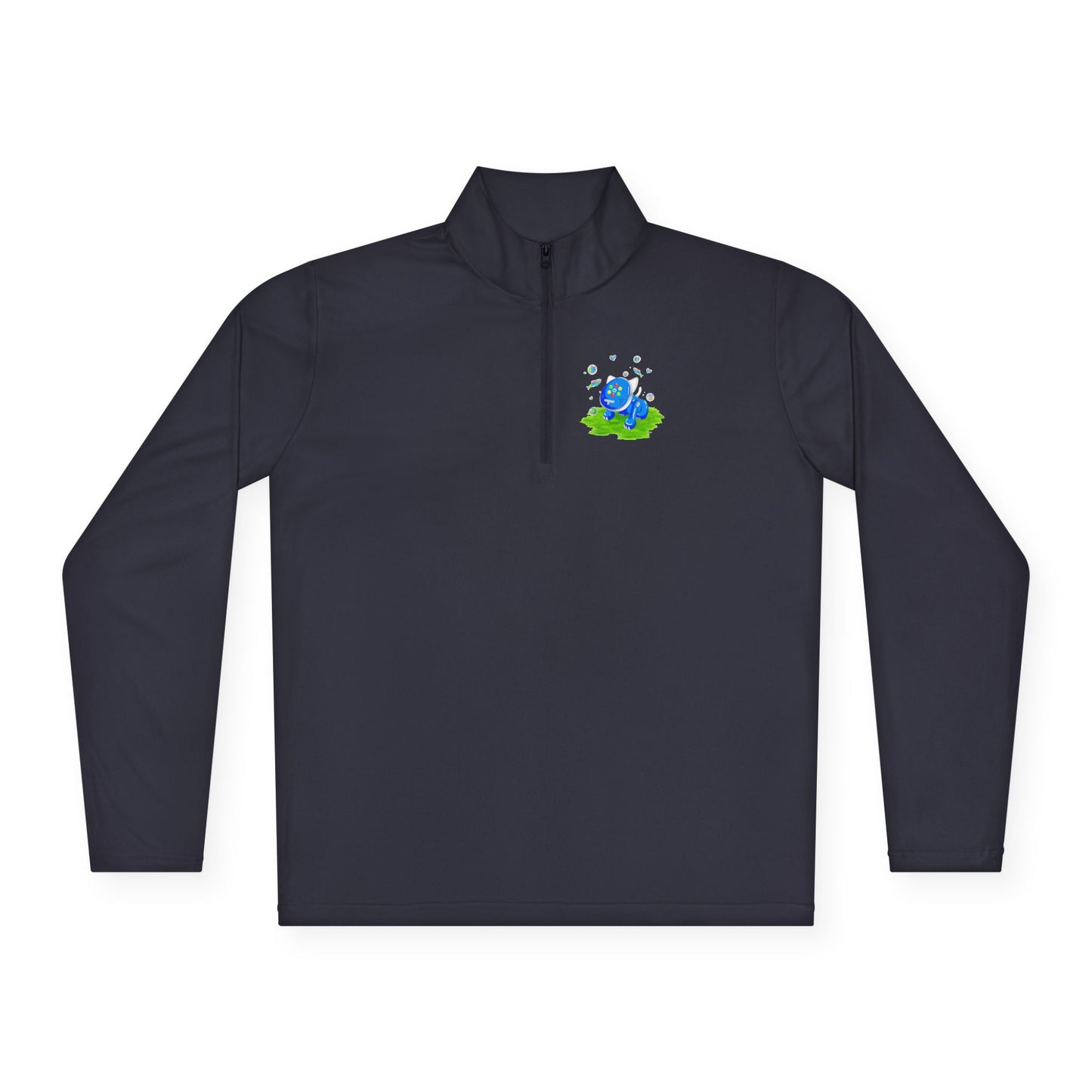 iCat Globe Quarter Zip Pullover