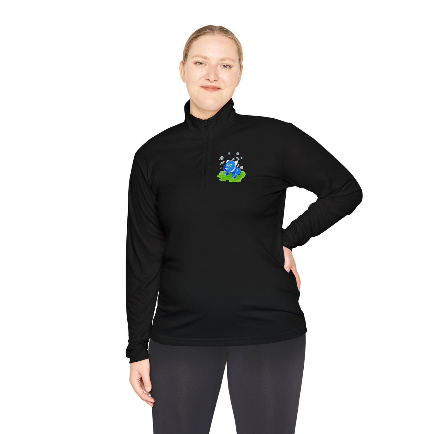 iCat Globe Quarter Zip Pullover