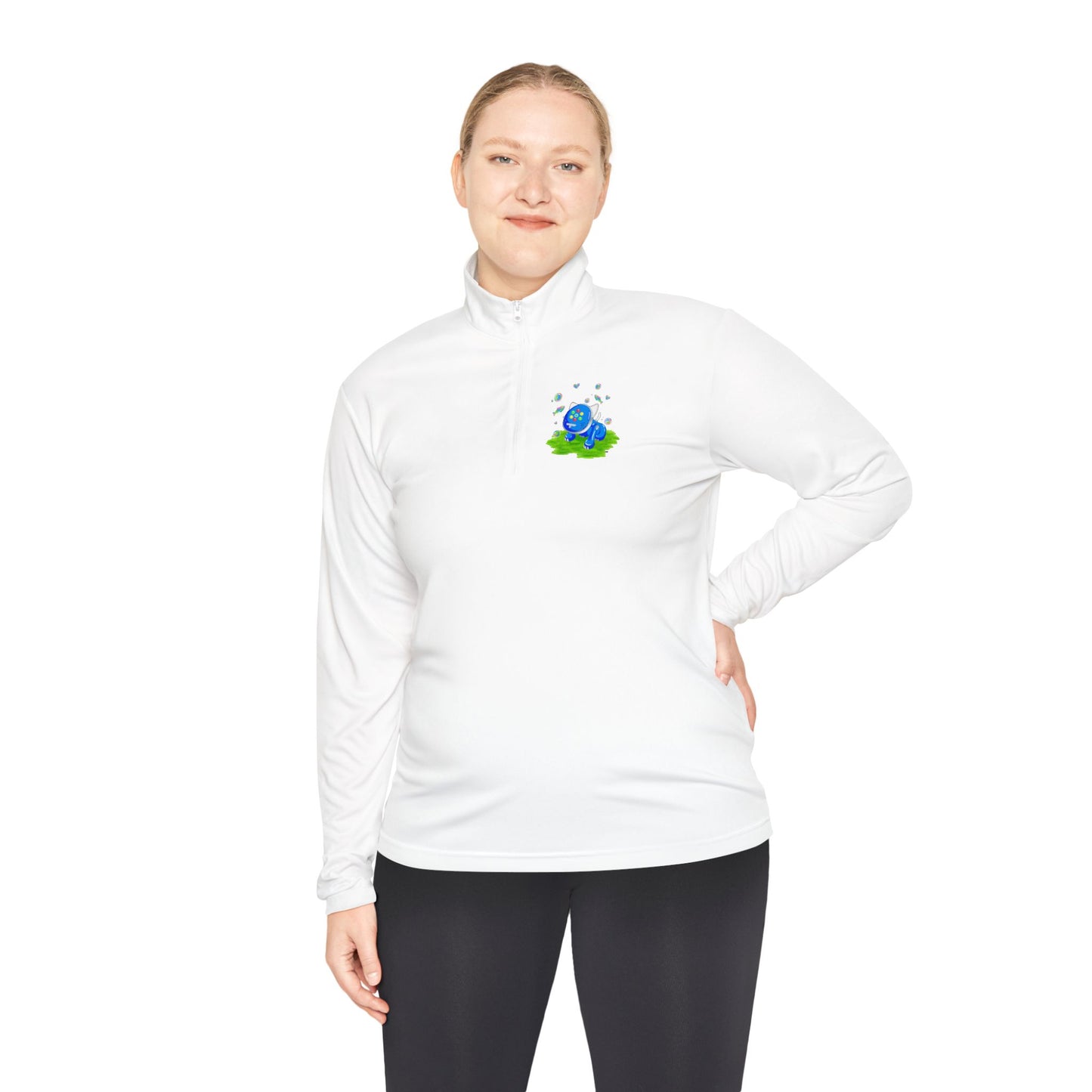 iCat Globe Quarter Zip Pullover