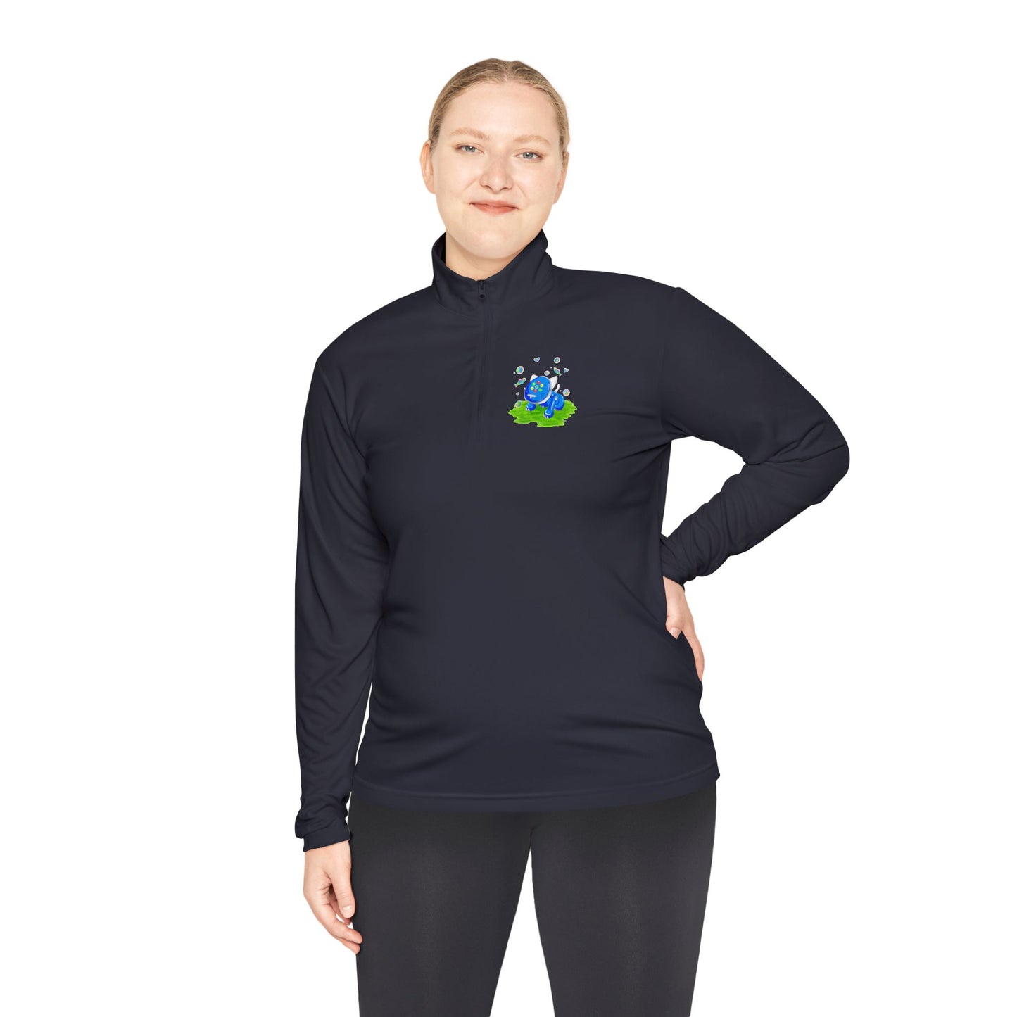iCat Globe Quarter Zip Pullover