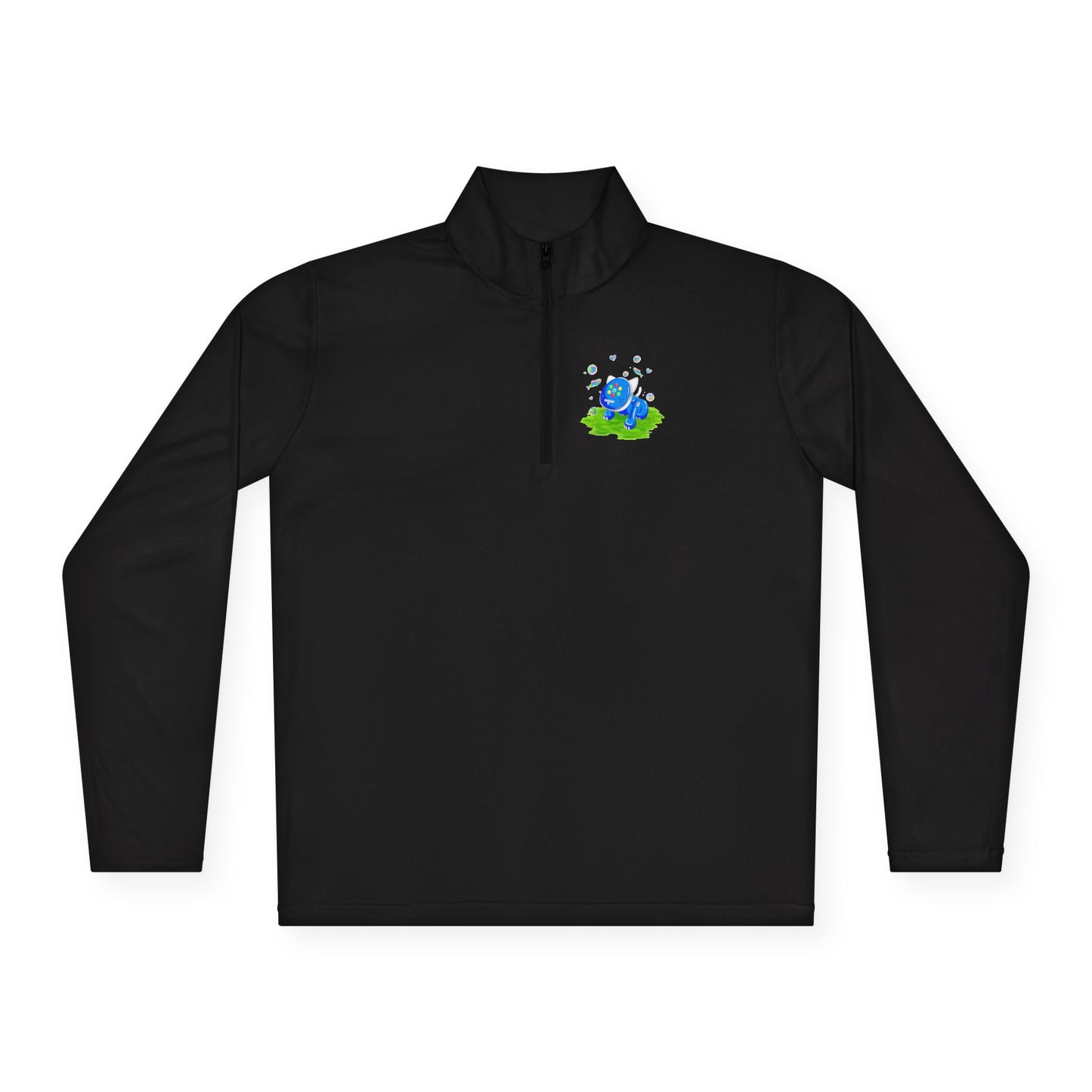 iCat Globe Quarter Zip Pullover