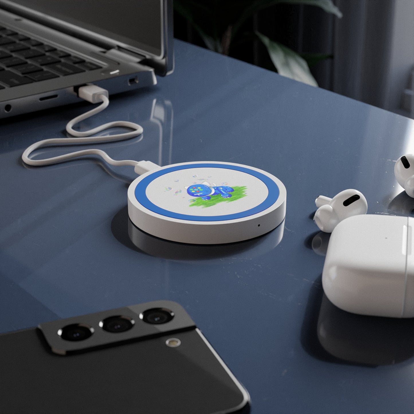 Blue iCat Quake Wireless Charging Pad