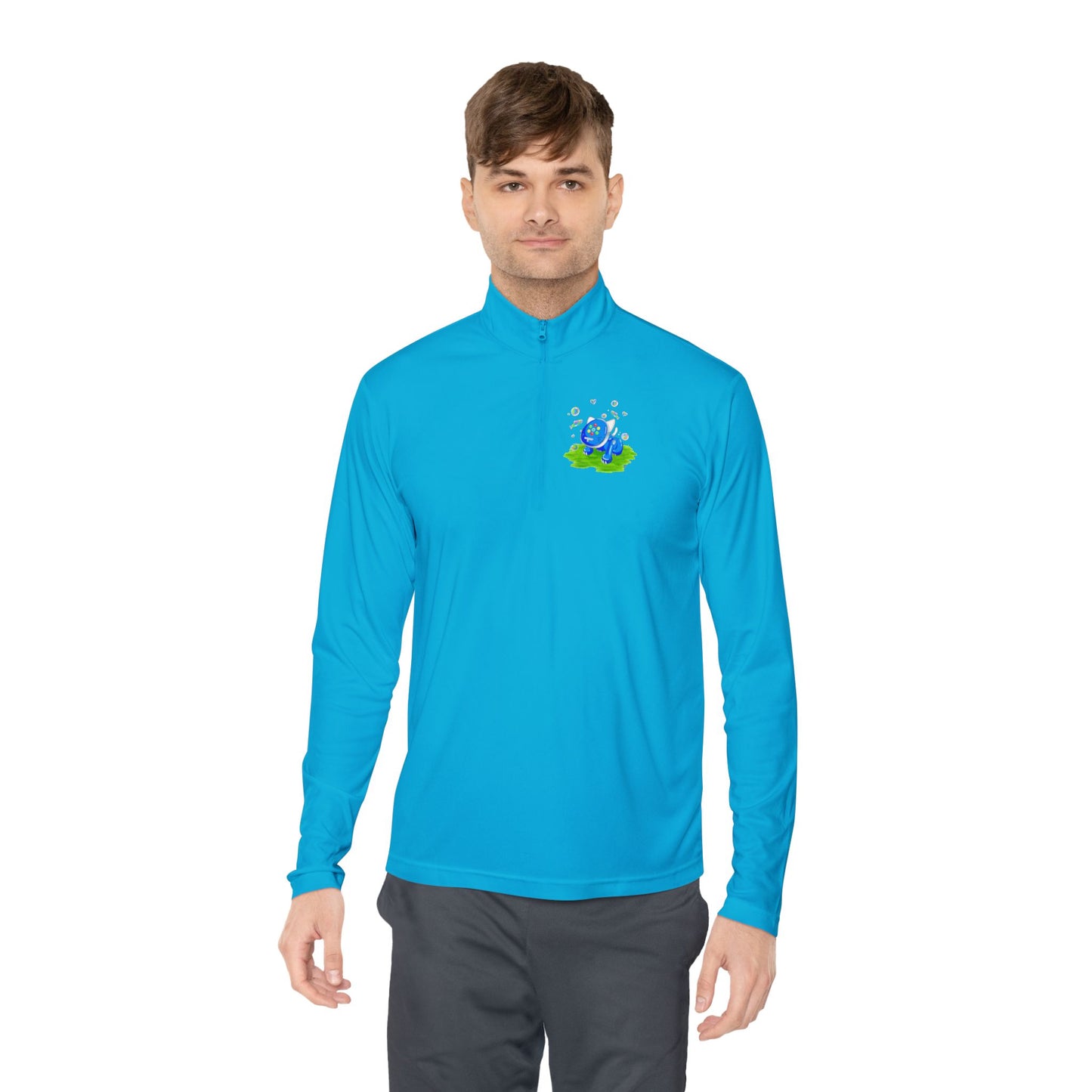 iCat Globe Quarter Zip Pullover