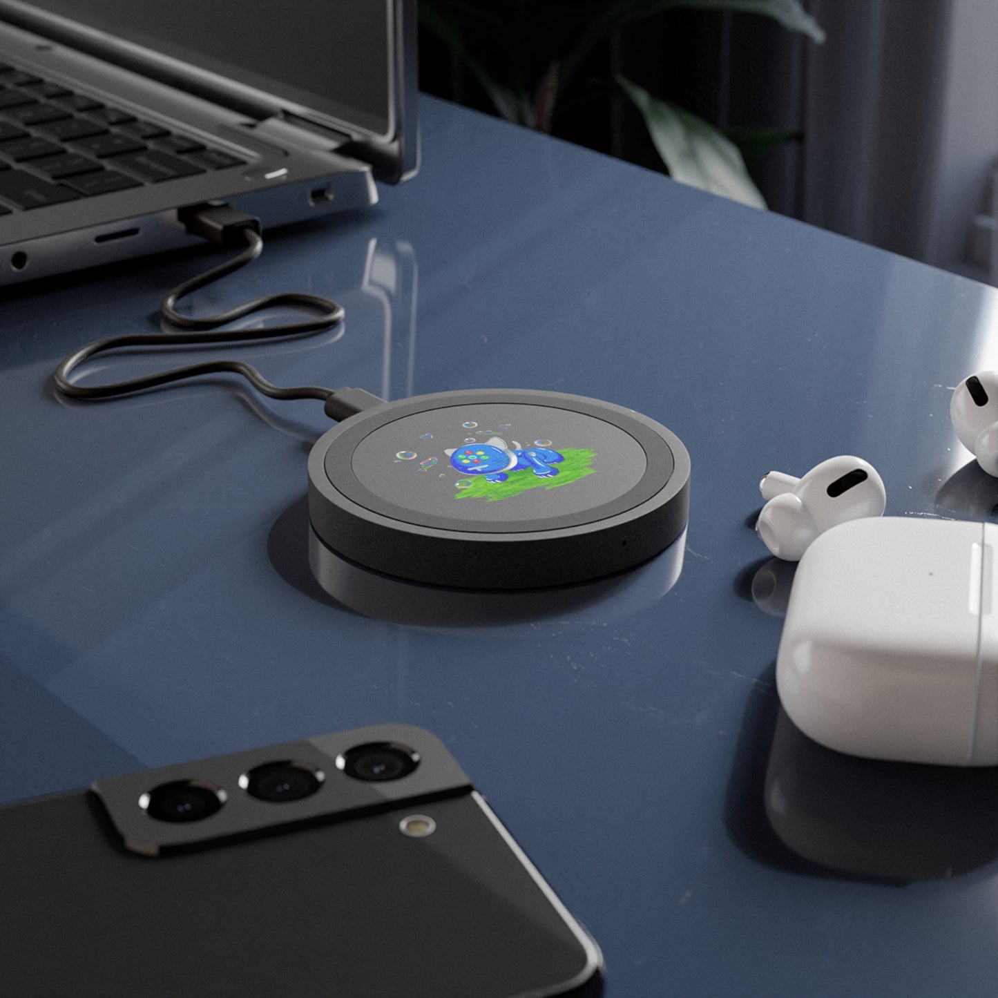 Blue iCat Quake Wireless Charging Pad