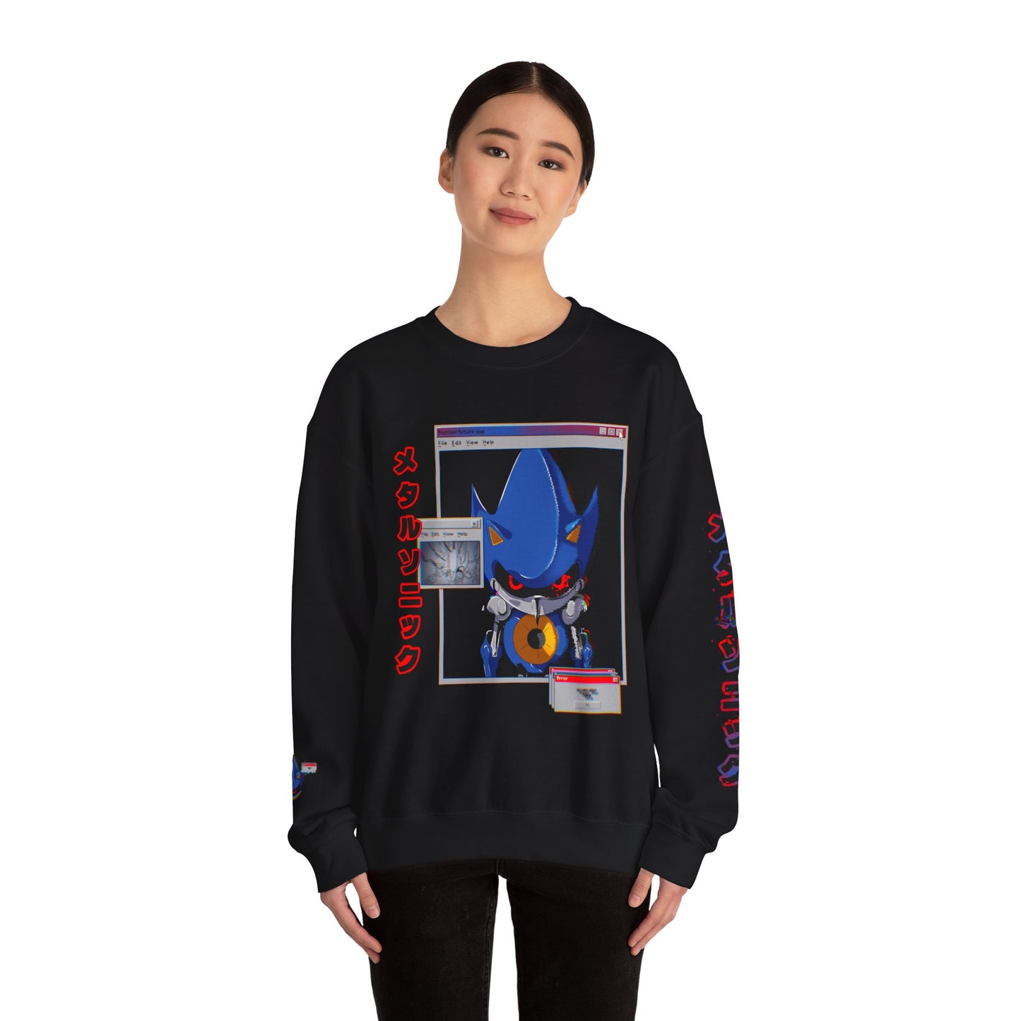 Dark "Hyper" Metal Sonic Crewneck Sweatshirt