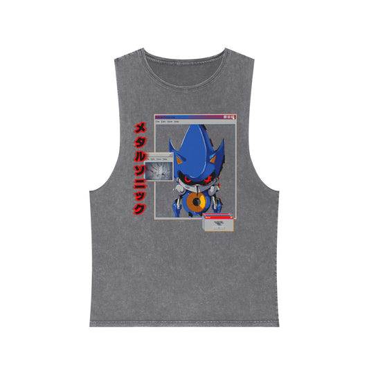 Stonewash "Hyper" Metal Sonic Tank Top