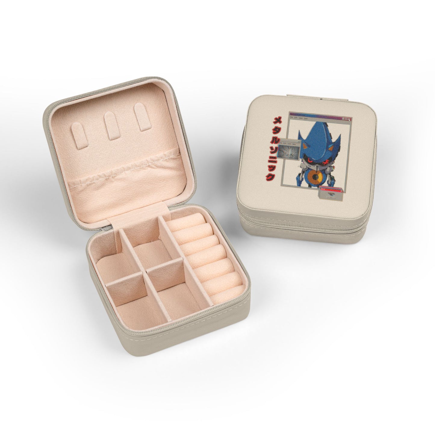 Compact Travel Jewelry Case — Metal Sonic