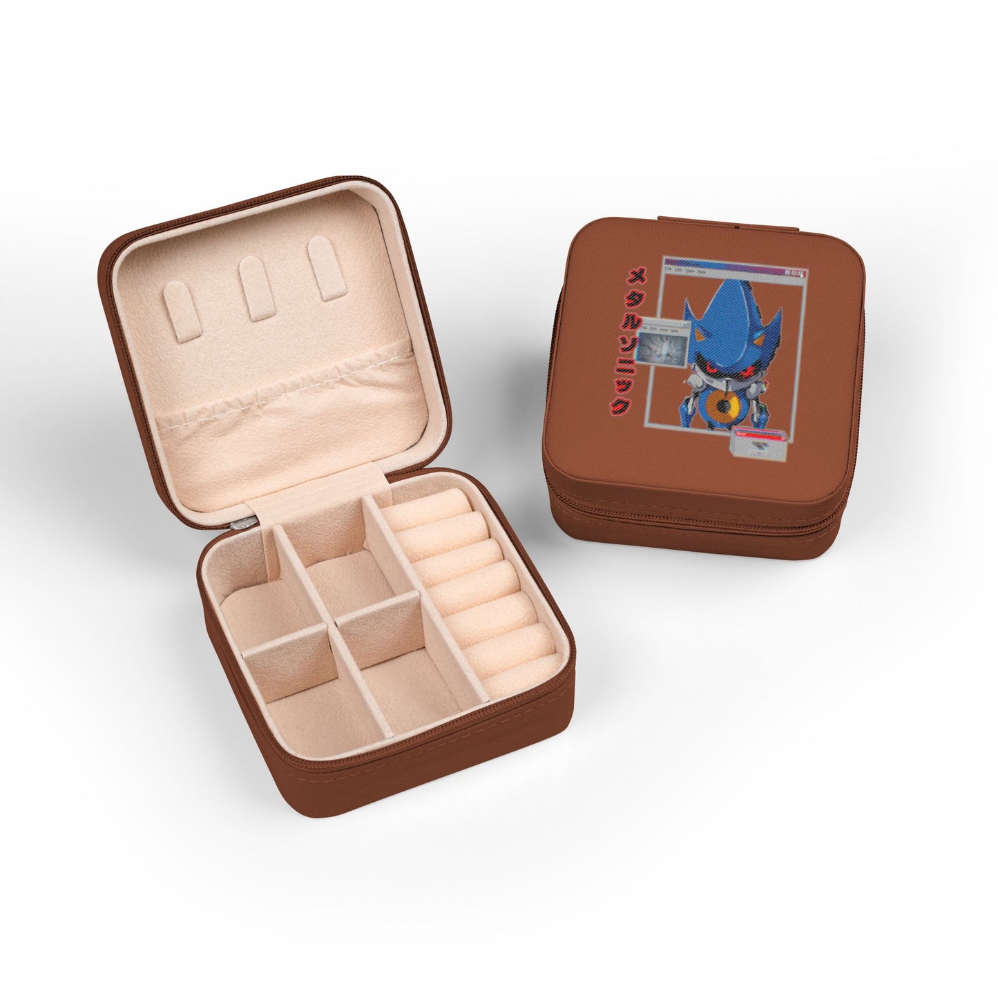 Compact Travel Jewelry Case — Metal Sonic