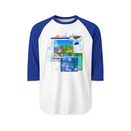 Aquatic Ambience - Raglan Shirt
