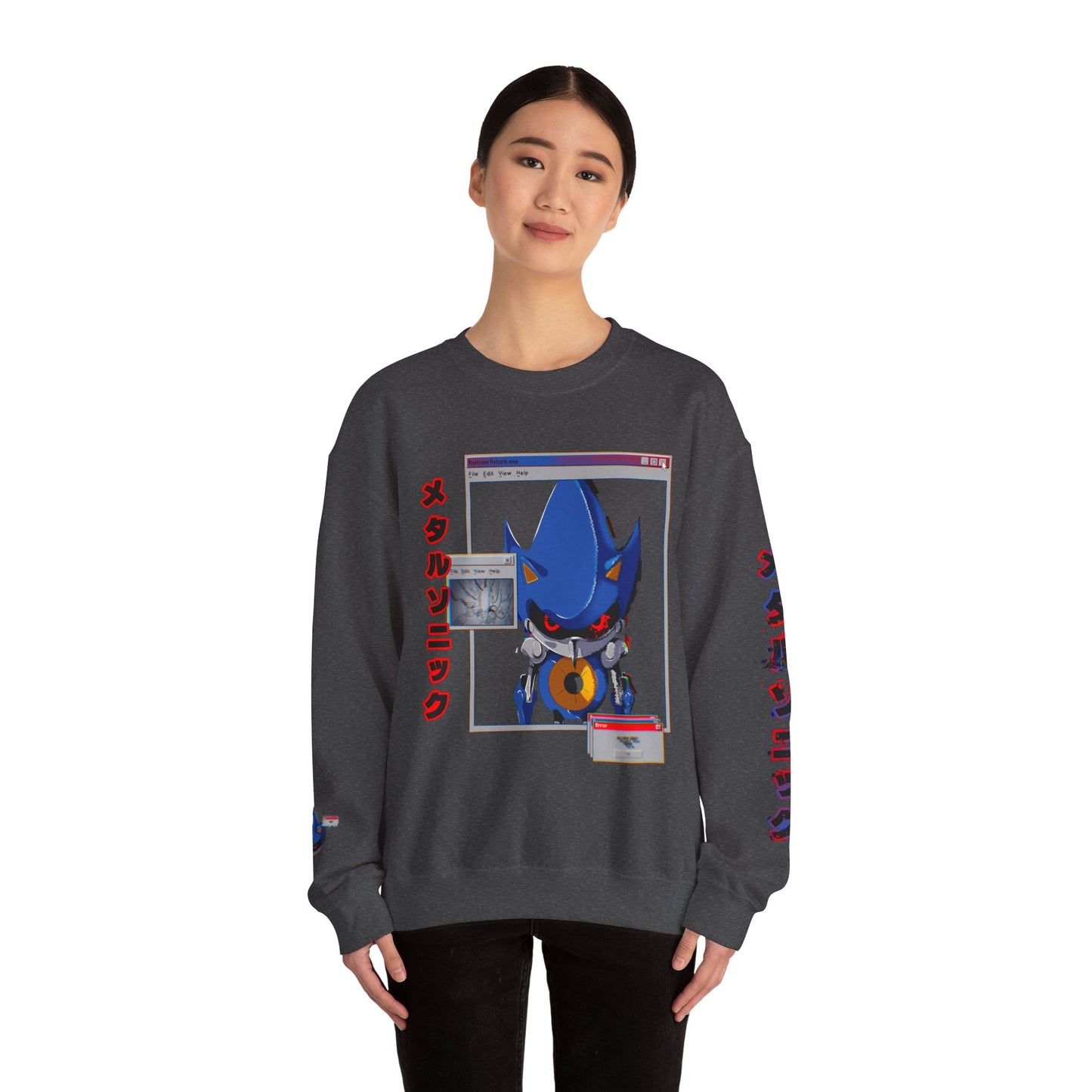 Dark "Hyper" Metal Sonic Crewneck Sweatshirt