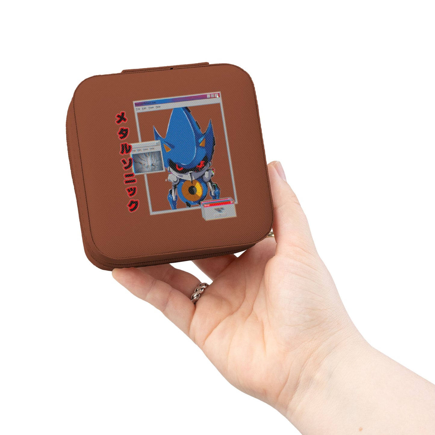 Compact Travel Jewelry Case — Metal Sonic