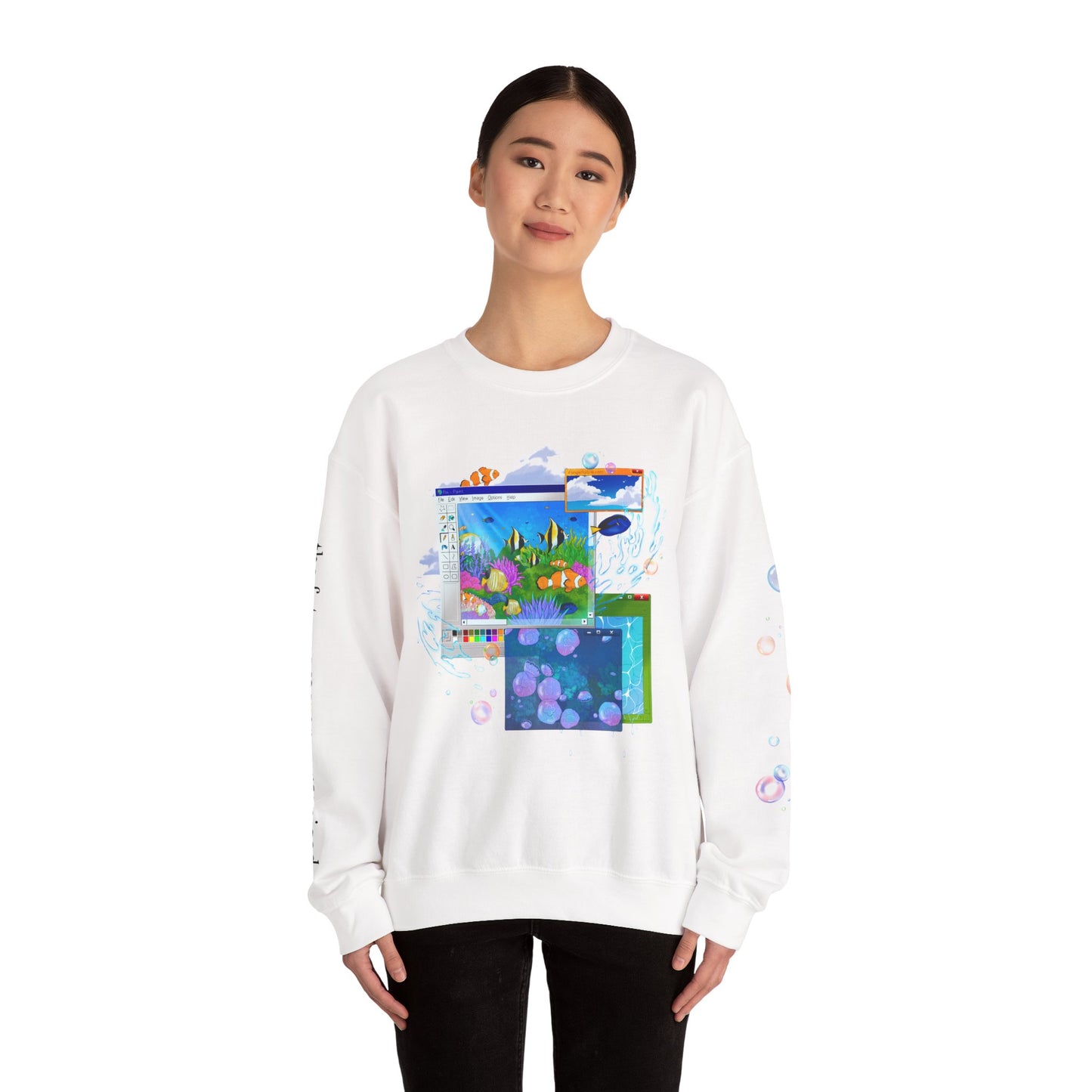 Aquatic Ambiance Crewneck Sweater