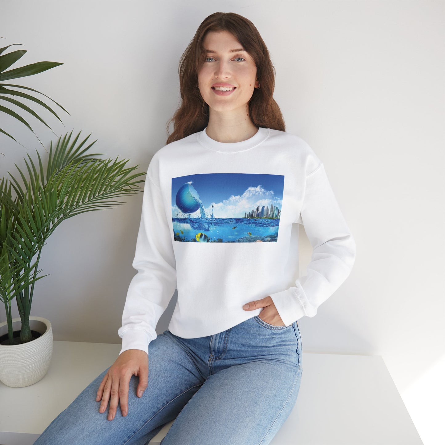 Digital Optimism Crewneck Sweatshirt