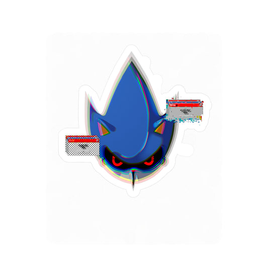 Vinyl Metal Sonic Sticker