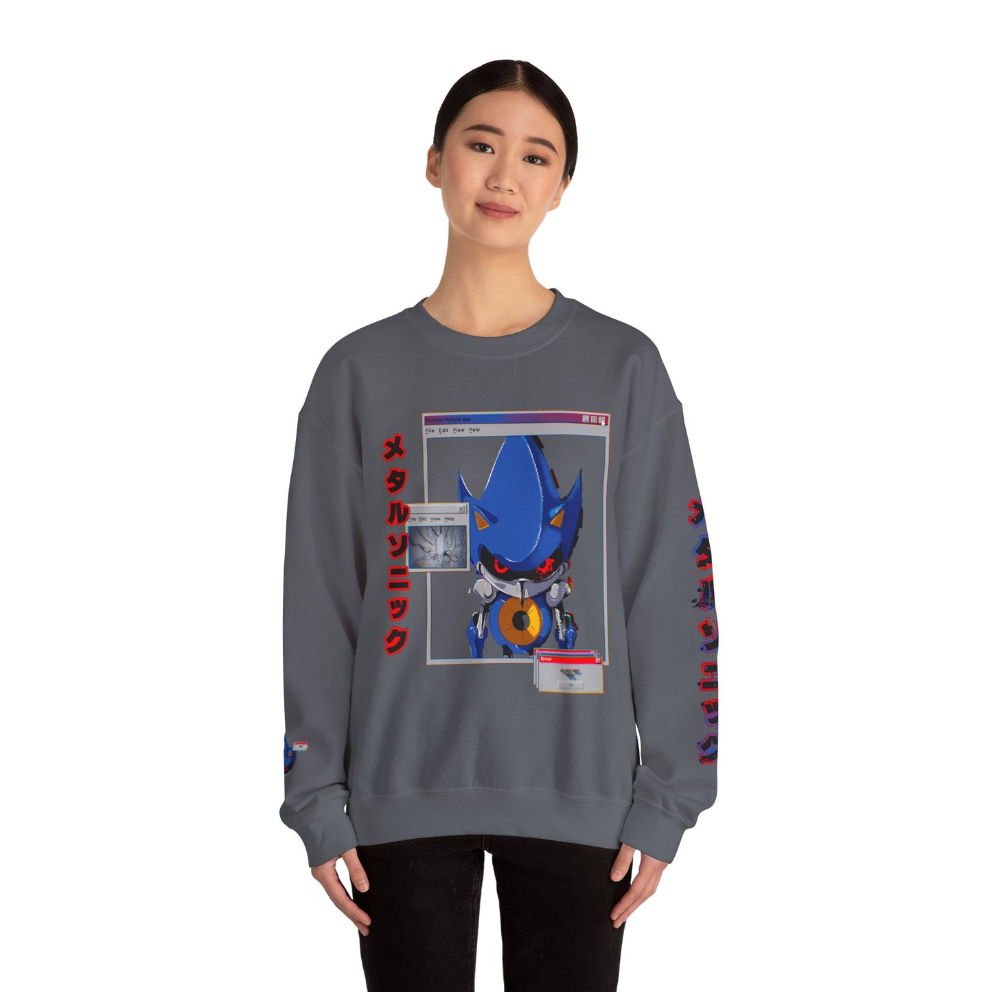 Dark "Hyper" Metal Sonic Crewneck Sweatshirt