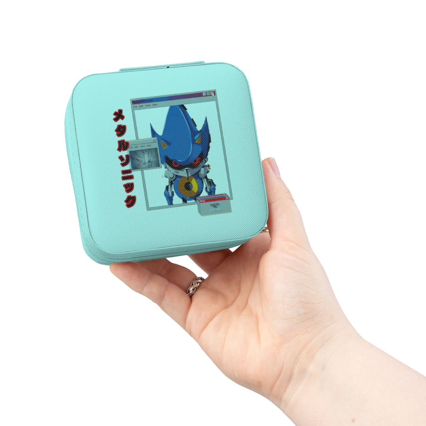 Compact Travel Jewelry Case — Metal Sonic