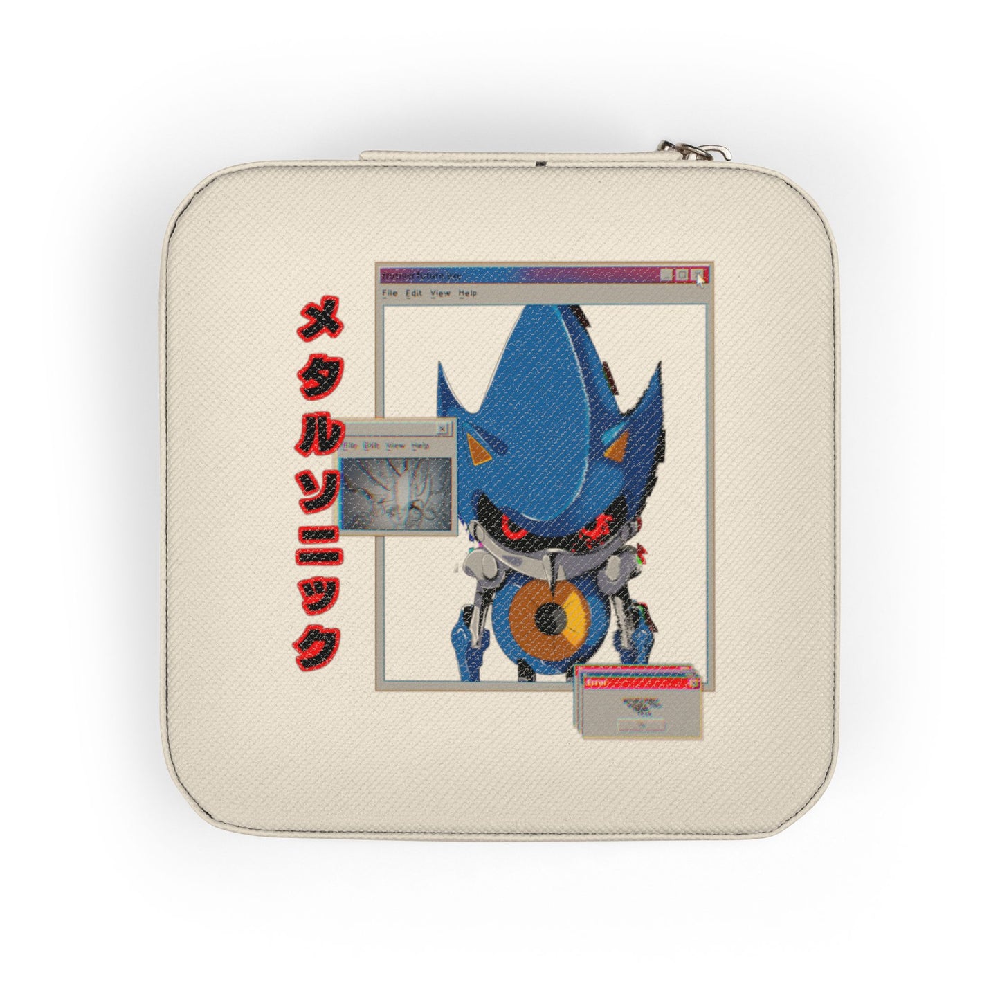 Compact Travel Jewelry Case — Metal Sonic